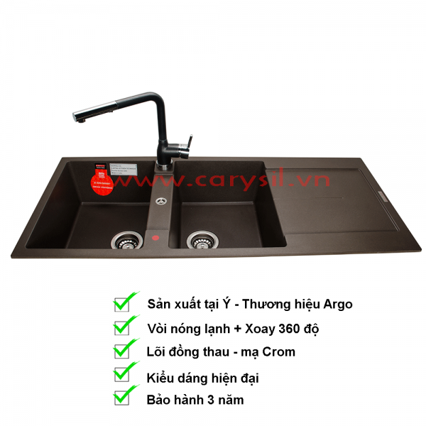 Vòi Rửa Chén Bát Cao Cấp Argo - Mã G-0585