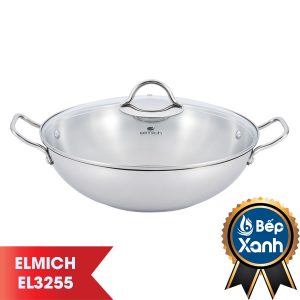 CHẢO SÂU LÒNG INOX 304 ELMICH 32CM EL3255