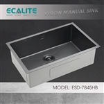 Chậu rửa chén Vision Manual Sink Ecalite ESD-7845HB