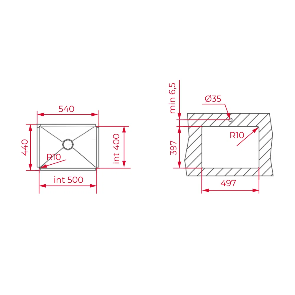 Chậu rửa Teka Bex Linea 50.40 ảnh 3