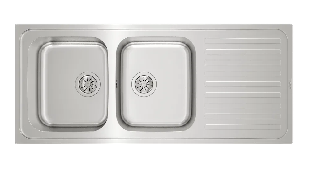 Chậu rửa Teka Classic 2B 1D Thép không gỉ
