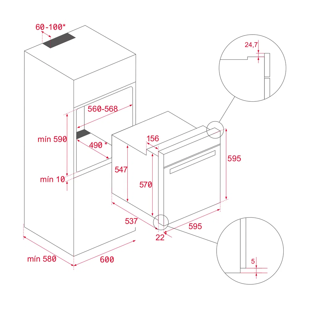 Lò nướng Teka HSB 610 ảnh 2