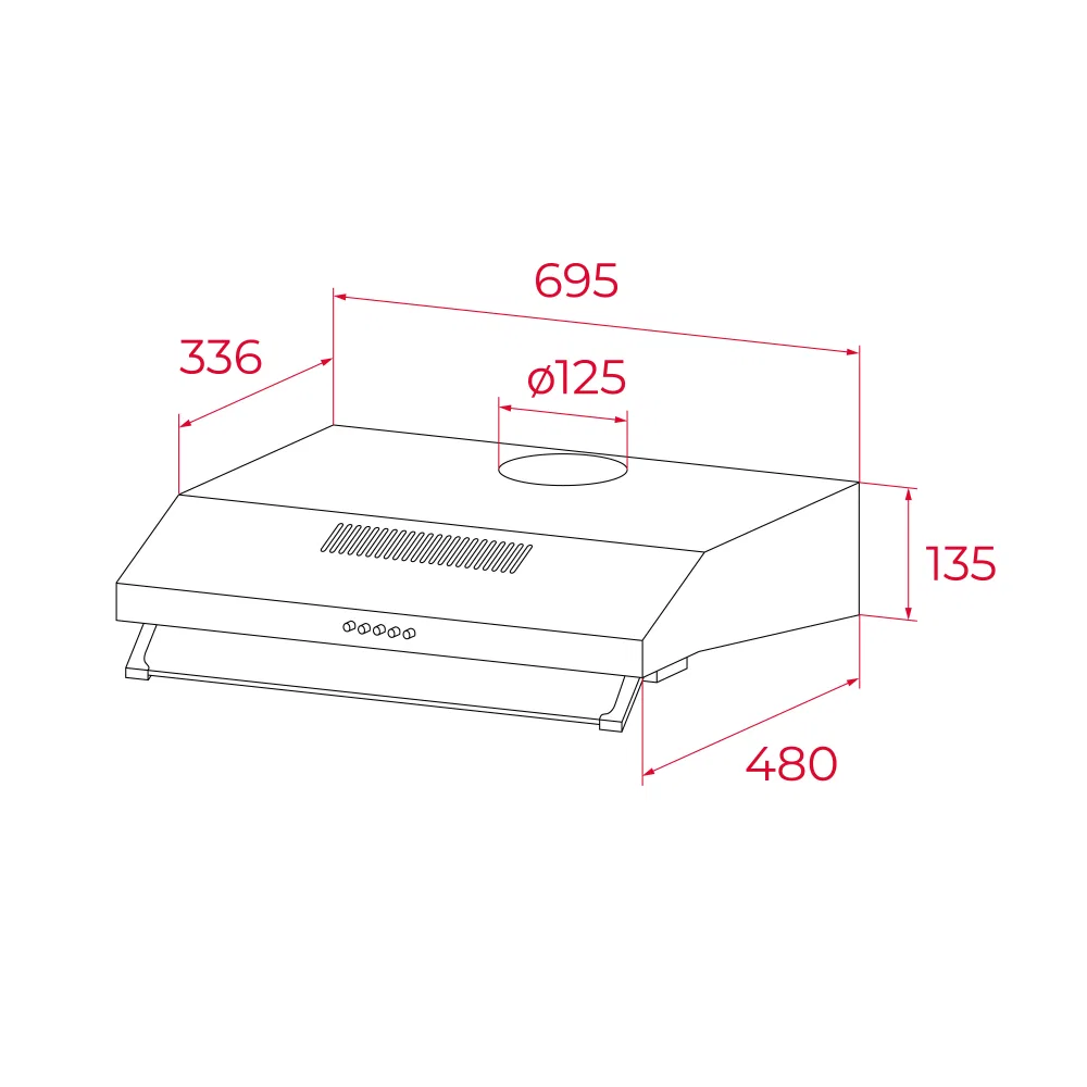 Máy hút mùi Teka CH 1070 BT ảnh 2