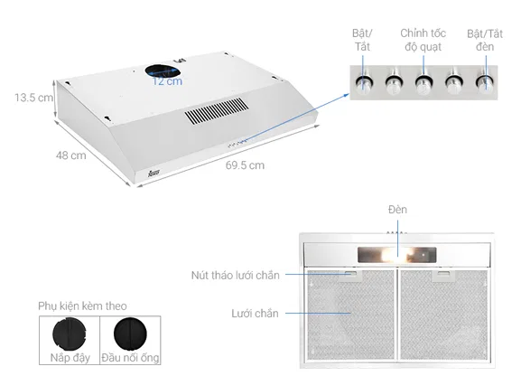 Máy hút mùi Teka CLA 72K00S ảnh 8