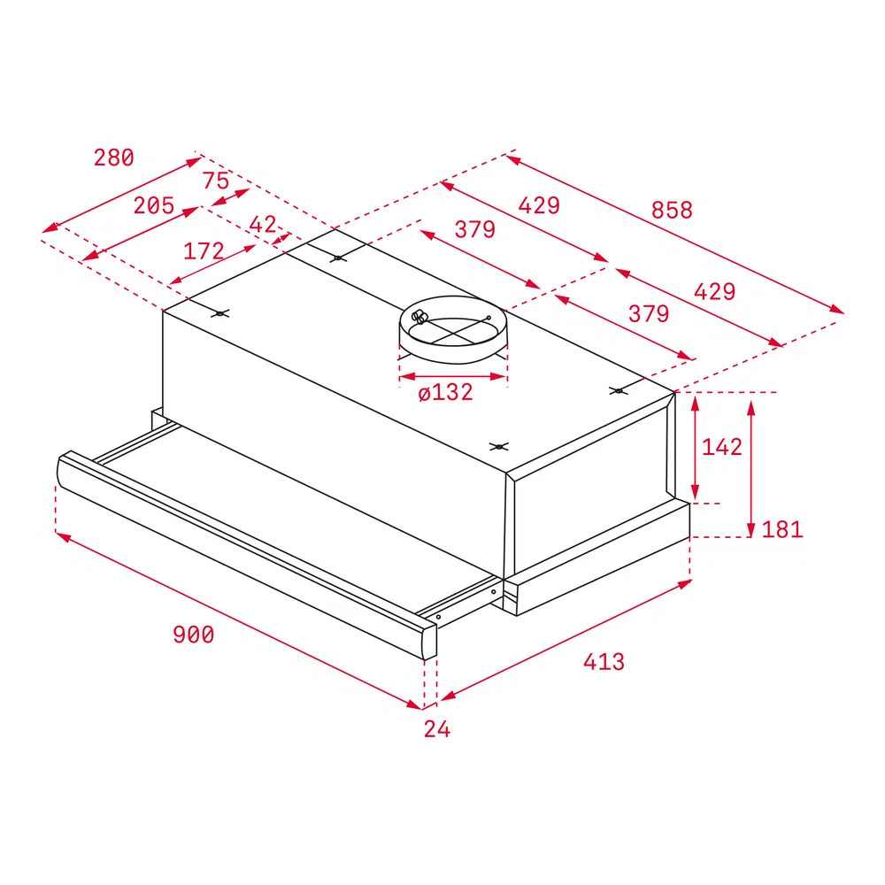 Máy hút mùi Teka TL 9310 ảnh 2