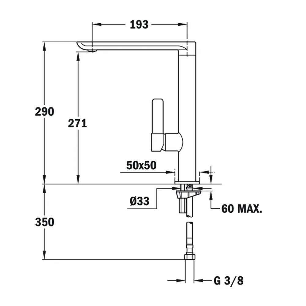 Vòi rửa Teka FO 915 ảnh 2