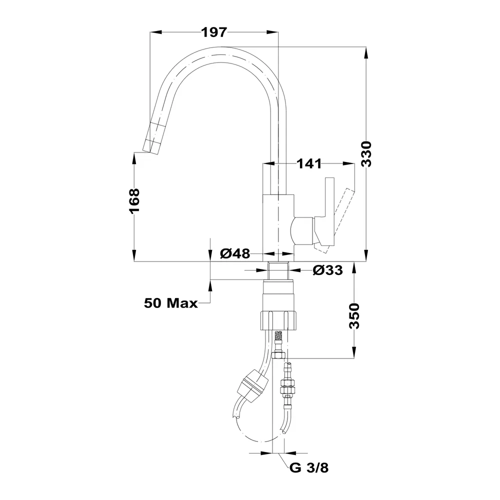 Vòi rửa Teka MTP 938 ảnh 3