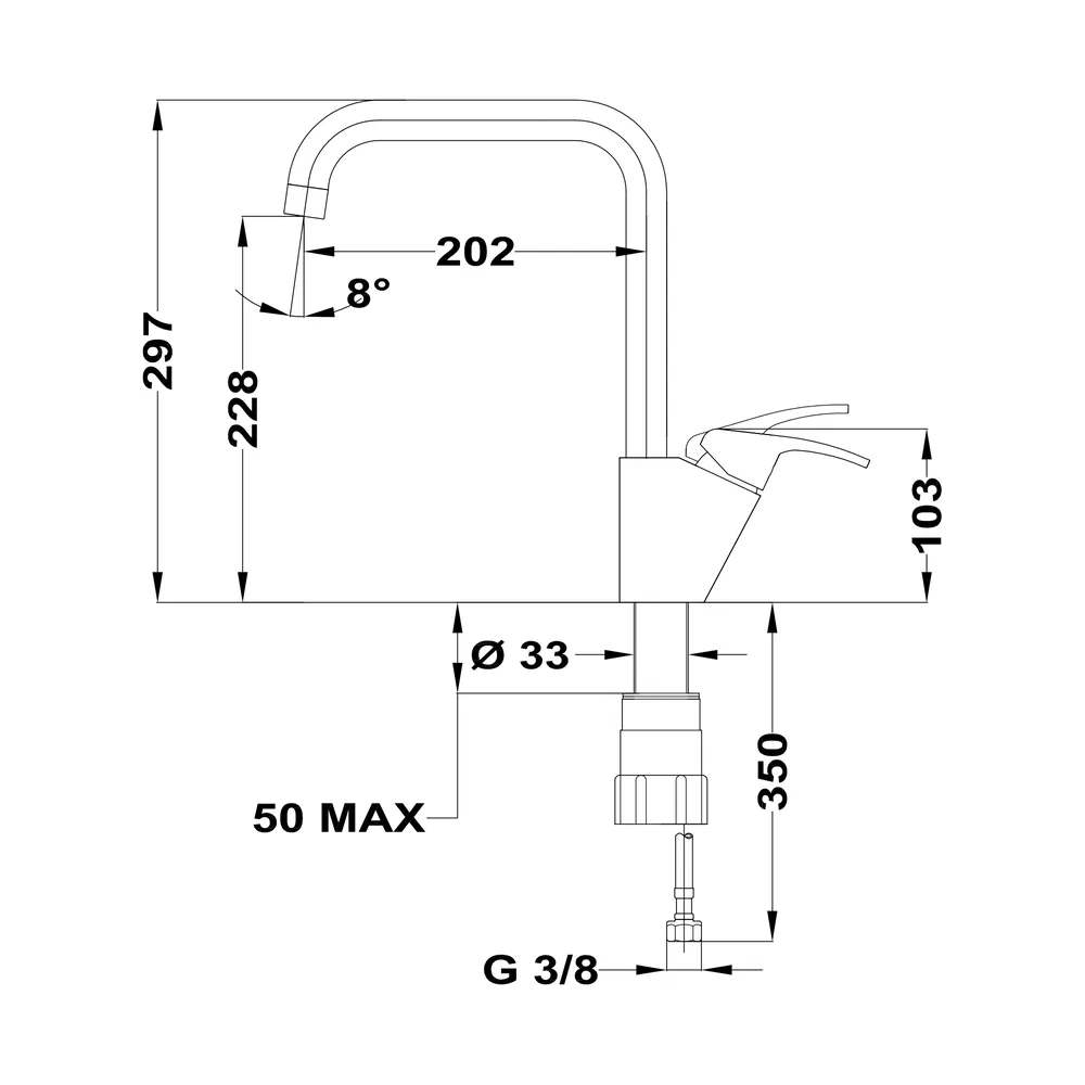 Vòi rửa Teka MTP 994 ảnh 2