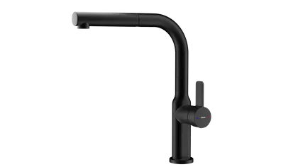 Vòi rửa Teka OVAL 938 Đen