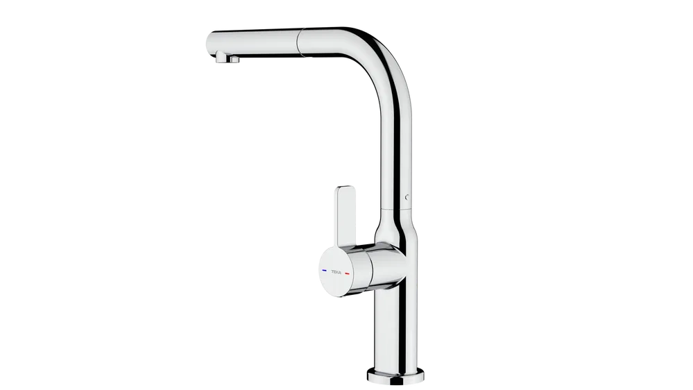 Vòi rửa Teka OVAL 938 Màu Chrome ảnh 2