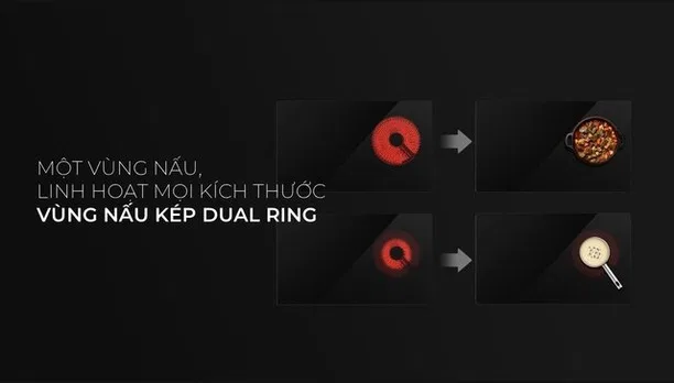 VÙNG NẤU KÉP DUAL RING